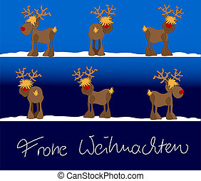 Drawings of xmas card Frohe Weihnachten csp7314763 - Search Clipart