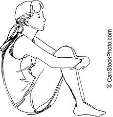 Sitting knee Clip Art Vector and Illustration. 232 Sitting knee clipart ...