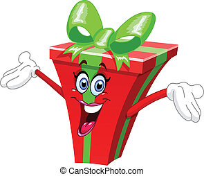 Vector of cartoon gift boxes - Cartoon styled gift boxes csp2728408