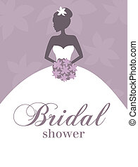 Wedding shower cliparts, can Personalize the Shower for the bride-to-be