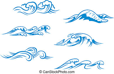 Waves Clipart and Stock Illustrations. 568,695 Waves vector EPS ...