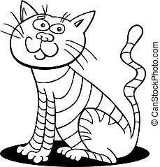 Tabby Stock Illustrations. 2,368 Tabby clip art images and royalty free ...