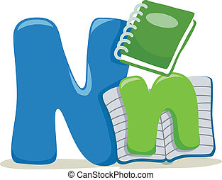 Letter n Vector Clip Art Illustrations. 4,103 Letter n clipart EPS ...